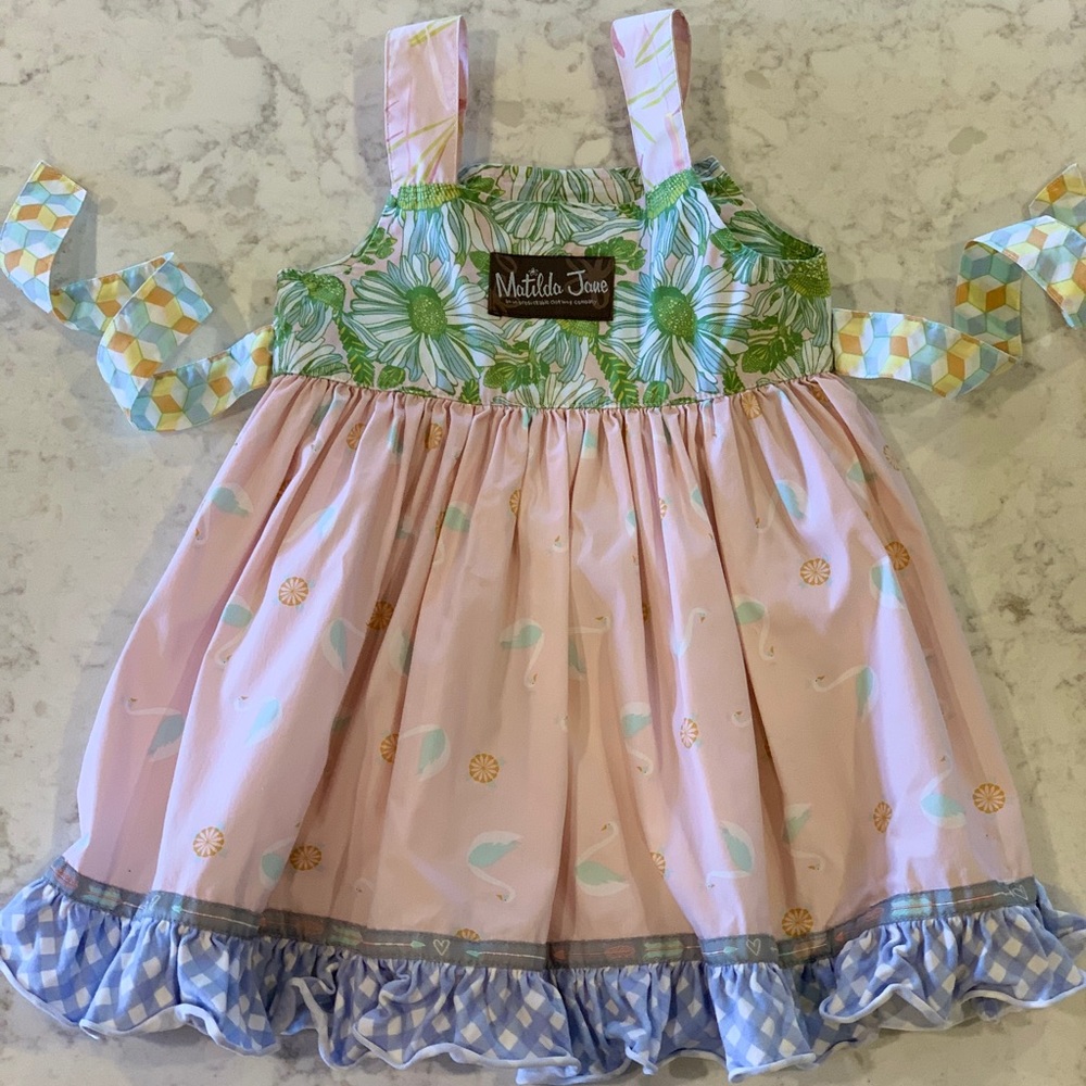 Matilda Jane Swan Apple Pear Knot Dress - Picture 3 of 5